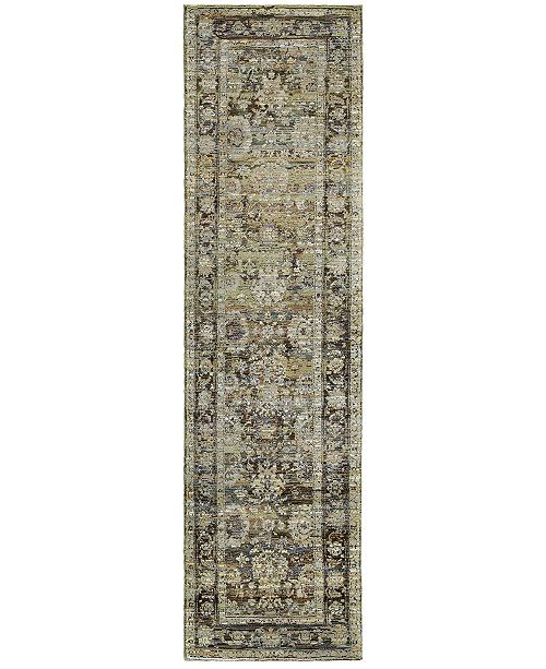 Jhb Design Journey Sardana Green 1 10 X 3 2 Area Rug Reviews Rugs Macy S