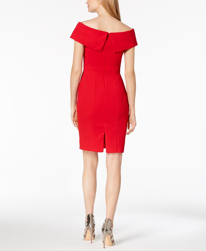 XSCAPE OffTheShoulder Sheath Dress Macy's