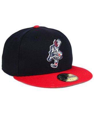 New Era Cleveland Indians Wahoo 59Fifty Fitted Hat – Black, Custom, Brand New