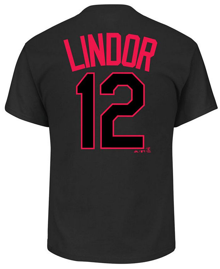 Men's Cleveland Indians Francisco Lindor Nike White Home Replica Player  Name Jersey