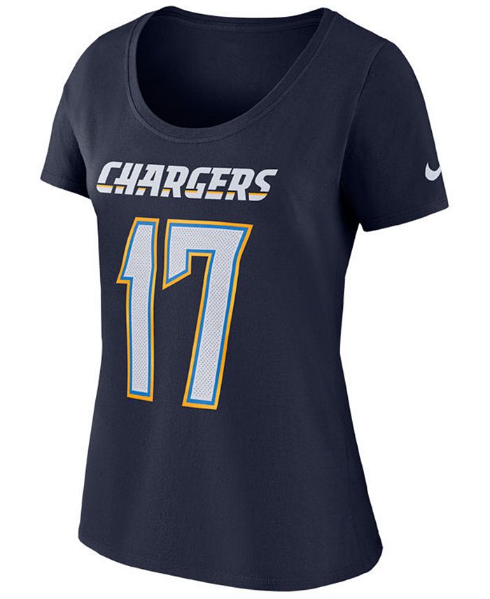 Nike Women's Philip Rivers Los Angeles Chargers Player Pride 3.0 T ...