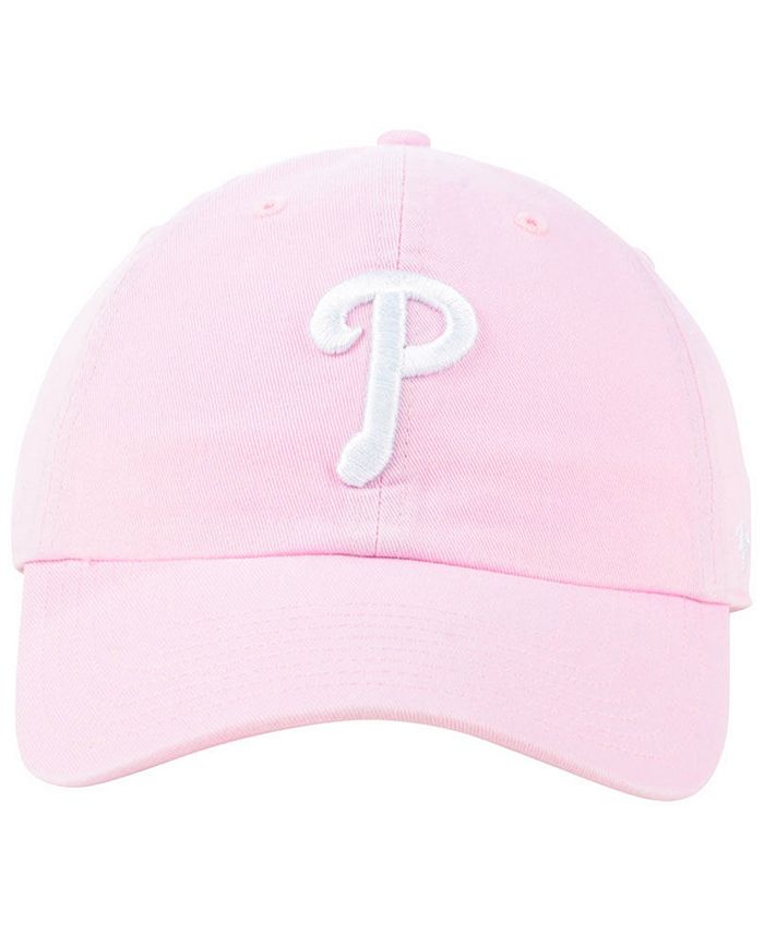 '47 Brand Philadelphia Phillies Pink CLEAN UP Cap - Macy's