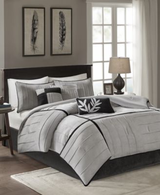 Dune Faux-Suede 7-Pc. Comforter Set, King