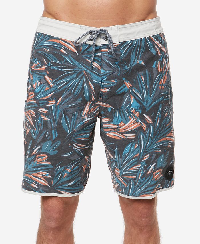 O'Neill Men's Canvas Cruzer TropicalPrint 19" Board Shorts Macy's
