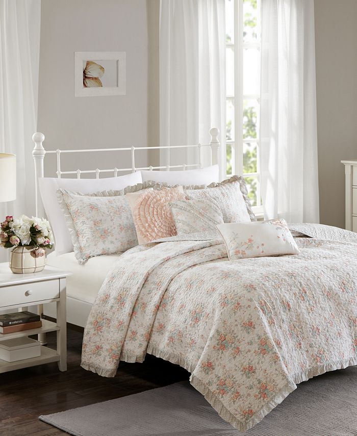 Madison Park Serendipity Cotton 5Pc. Twin/Twin XL Coverlet Set Macy's