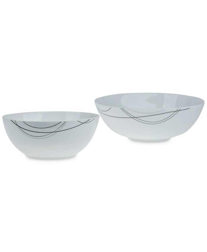 Tabletops Unlimited Alec 2Pc. Serving Bowl Set Macy's