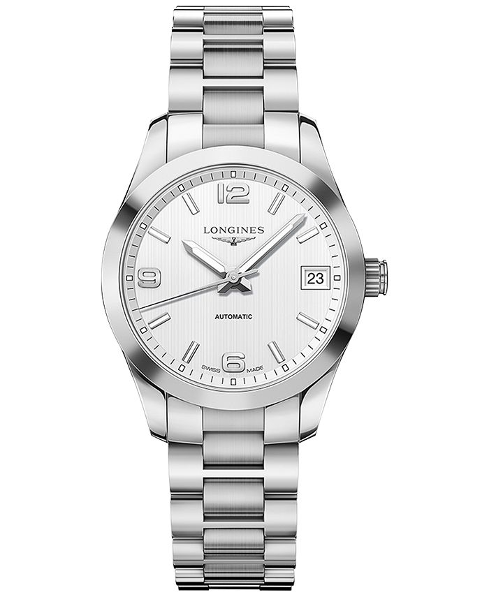 Longines Women's Swiss Automatic Conquest Classic Stainless Steel ...