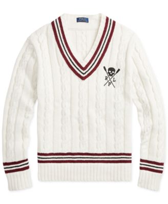 Polo Ralph Lauren Men's Regular-Fit Cricket Sweater - Macy's