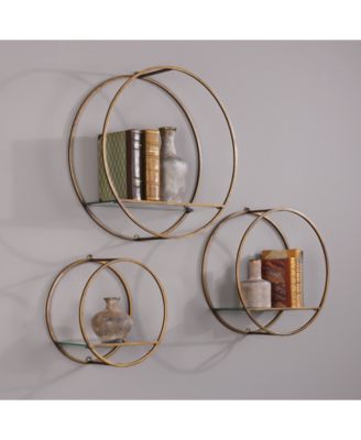Uttermost - Ellison 3-Pc. Drum Cage Shelf Set