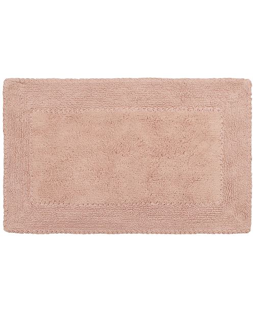 French Connection Laura Ashley Cotton Ruffled 17 X 24 Bath Rug