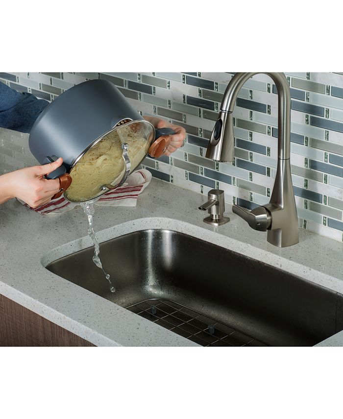 Gotham Steel 4Qt. Pasta Pot & Locking Lid Macy's