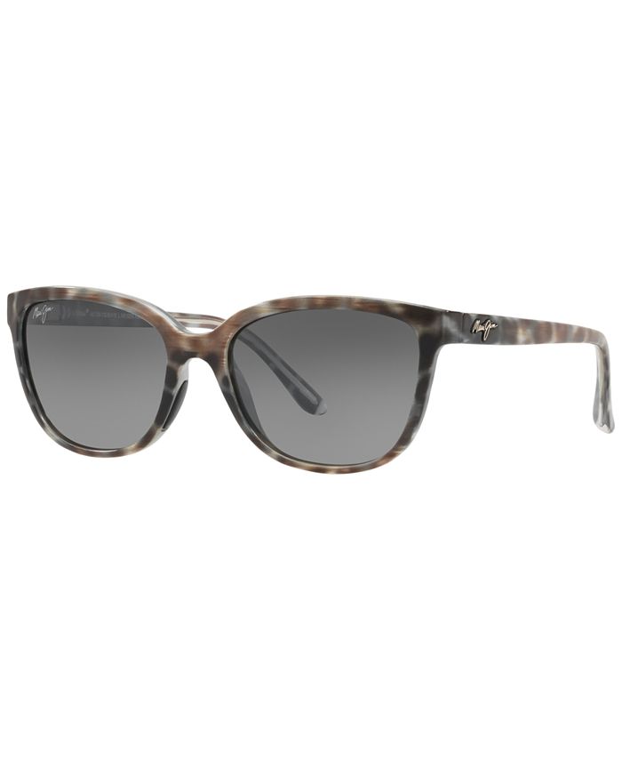 Maui Jim Men's Polarized Honi GS758-11S Grey Cat Eye Sunglasses