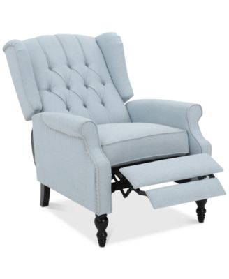 Noble House - Charles Fabric Recliner, Quick Ship