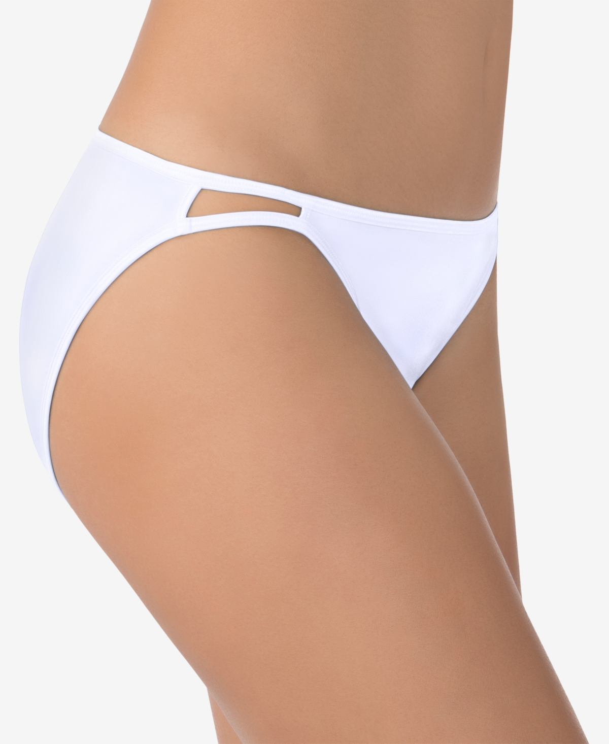 Vanity Fair Lingerie Vanity Fair Illumination String Bikini Underwear 18108 In White