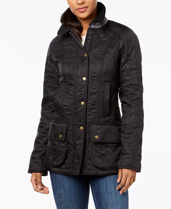 Barbour Beadnell Polar Quilted Coat - Macy's