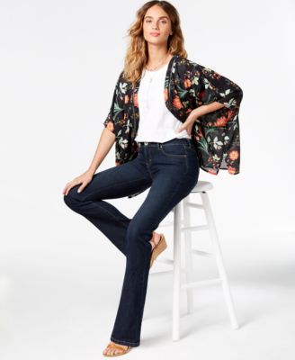 Style & Co Women's Curvy-Fit Bootcut Jeans in Regular and Long Lengths, Created for Macy's