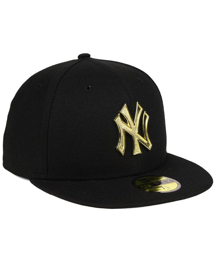 New Era New York Yankees Golden Finish 59FIFTY FITTED Cap - Macy's