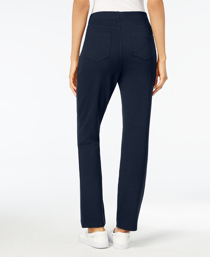 Karen Scott Petite Comfort PullOn Pants, Created for Macy's & Reviews