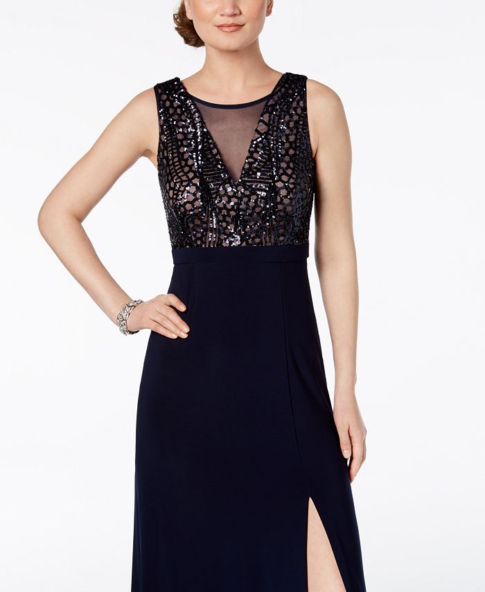 nightway sequin gown