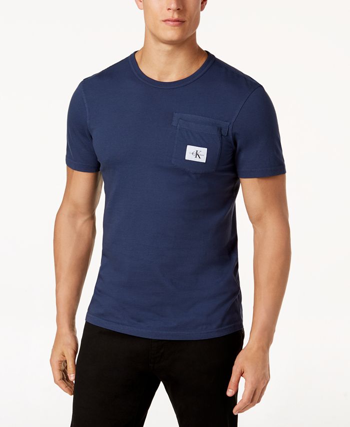Calvin Klein Jeans Men's Logo Chest Pocket T-Shirt - Macy's