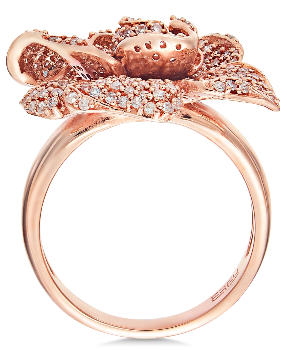 Pave Rose by Effy Diamond Ring (1-1/8 ct. t.w.) in 14k- Rose Gold
