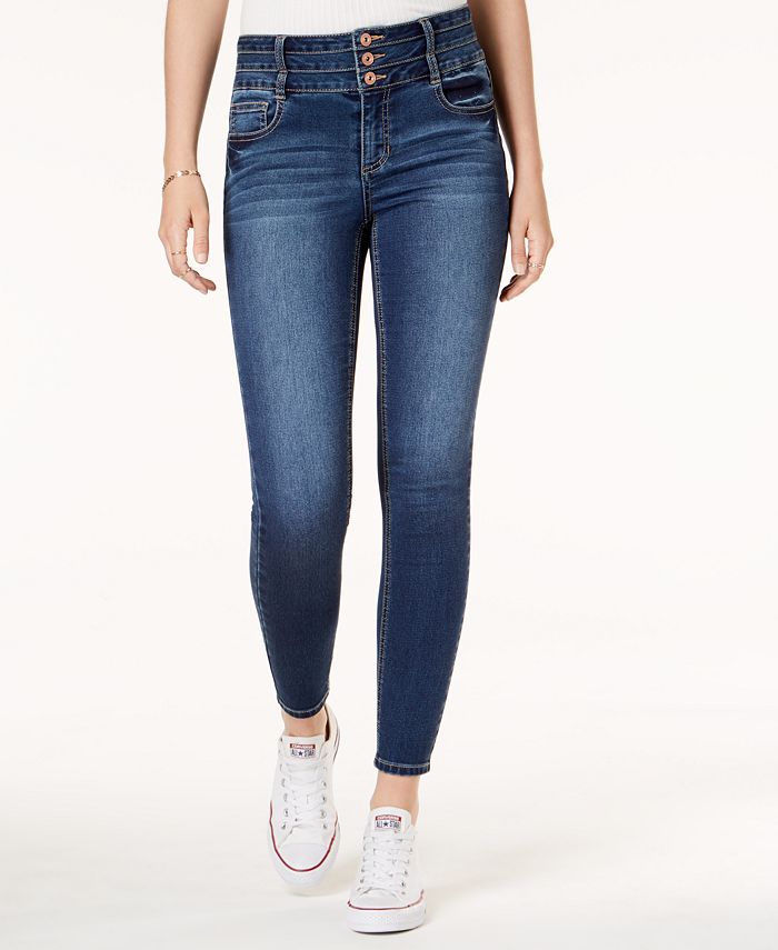 American Rag Juniors' Triple-Button Skinny Jeans, Created for Macy's ...
