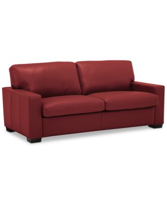 Ennia 75" Leather Full Sleeper