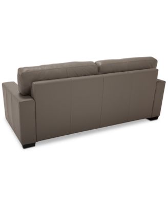 Ennia 75" Leather Full Sleeper, Created for Macy's