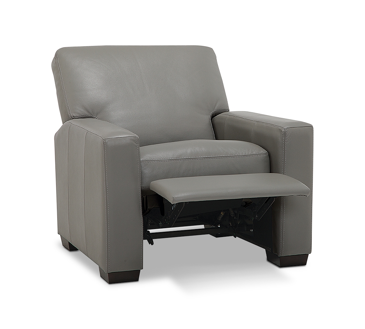 Ennia 36" Leather Pushback Recliner, Created for Macy's