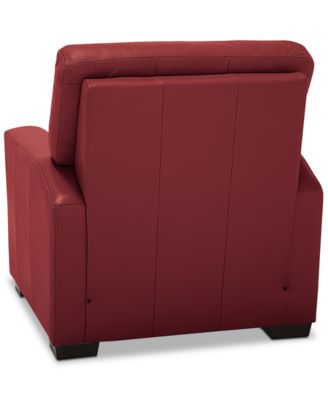 Ennia 36" Leather Pushback Recliner