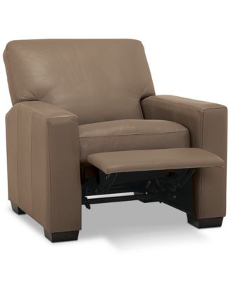 Ennia 36" Leather Pushback Recliner