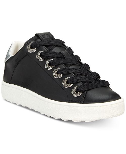 Coach C101 Tea Rose Grommet Sneakers Reviews Athletic Shoes Sneakers Shoes Macy S