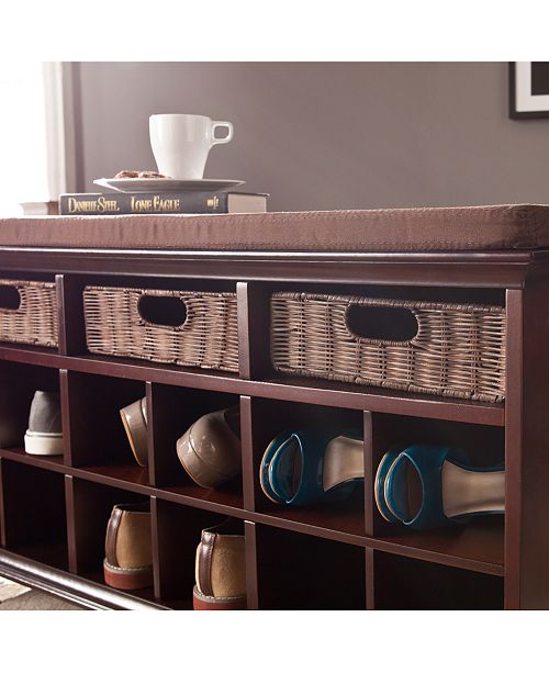 Southern Enterprises Chelmsford Entryway Shoe Bench Reviews