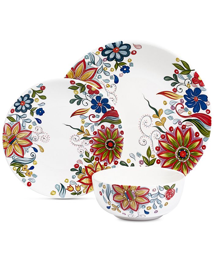 Tabletops Unlimited CLOSEOUT! Lydia 12Pc. Dinnerware Set Macy's