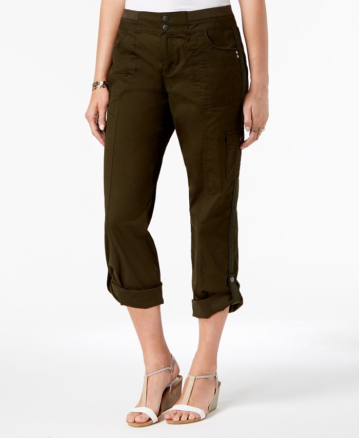 Style & Co Women's Cargo Capri Pants, Created for Macy's