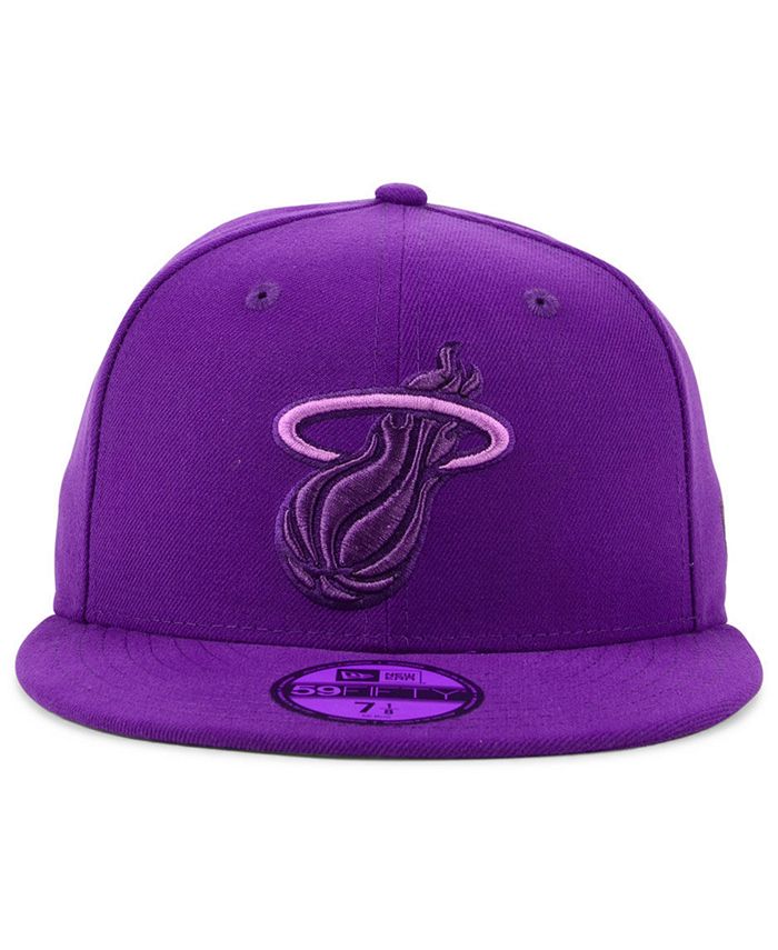 New Era Miami Heat Color Prism Pack 59Fifty Fitted Cap - Macy's