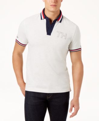 Tommy Hilfiger Men's Custom Fit Logo Polo, Created for Macy's - Macy's