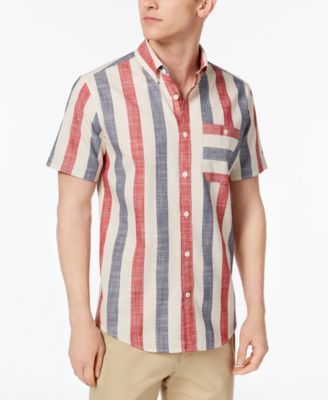 Tommy Hilfiger - Men's Dunst Striped Shirt