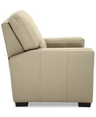 Ennia 36" Leather Pushback Recliner