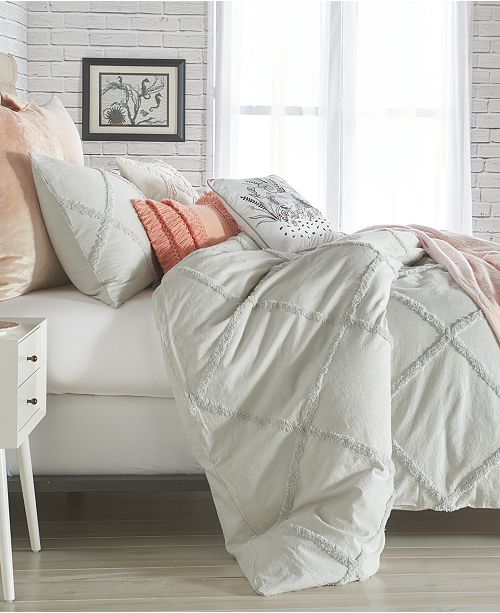 Peri Home Chenille Lattice Bedding Collection Reviews Bedding