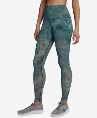 Nike Power Printed Mesh Overlay Workout Leggings Macy s