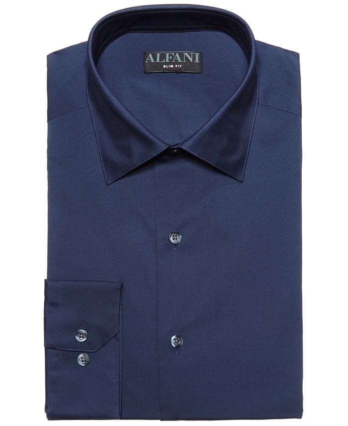 Alfani Alfani Men's Slim Fit 2-Way Stretch Performance Solid Dress ...