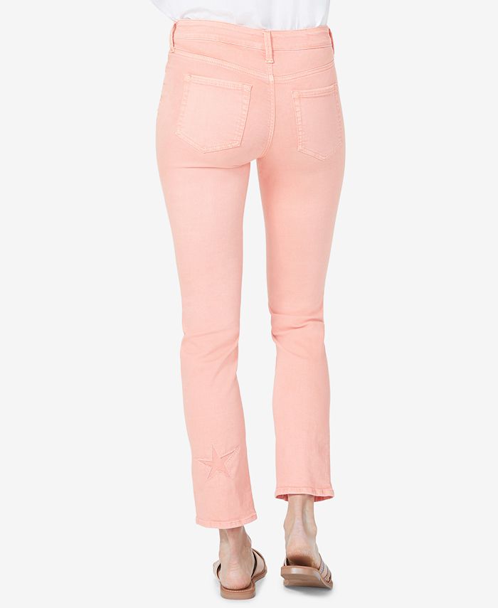 NYDJ Sheri Slim Ankle Star Patch Jeans - Macy's