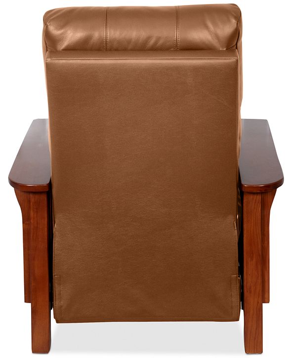 Furniture Harrison Leather Pushback Recliner & Reviews Recliners