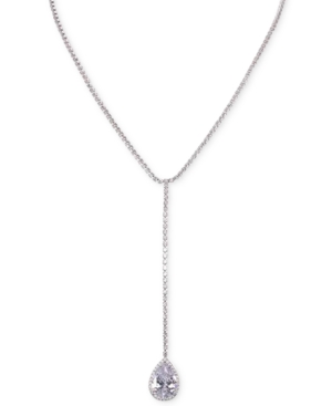 image of Nina Silver-Tone Cubic Zirconia 17-1/2