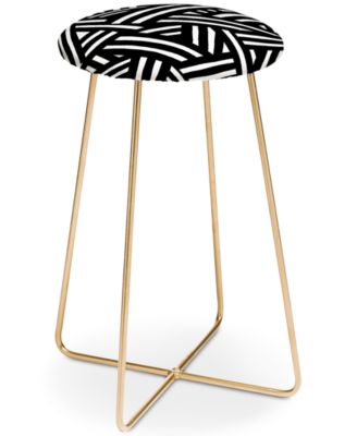 Deny Designs - The Old Art Studio Monochrome Counter Stool