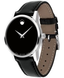 Swiss Museum Classic Collection Leather Strap Watches
