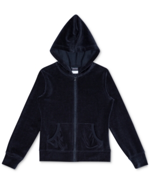 image of Nautica Little Girls Velour Hoodie