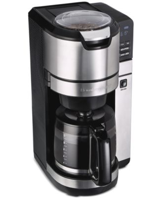 coffee maker with grinder