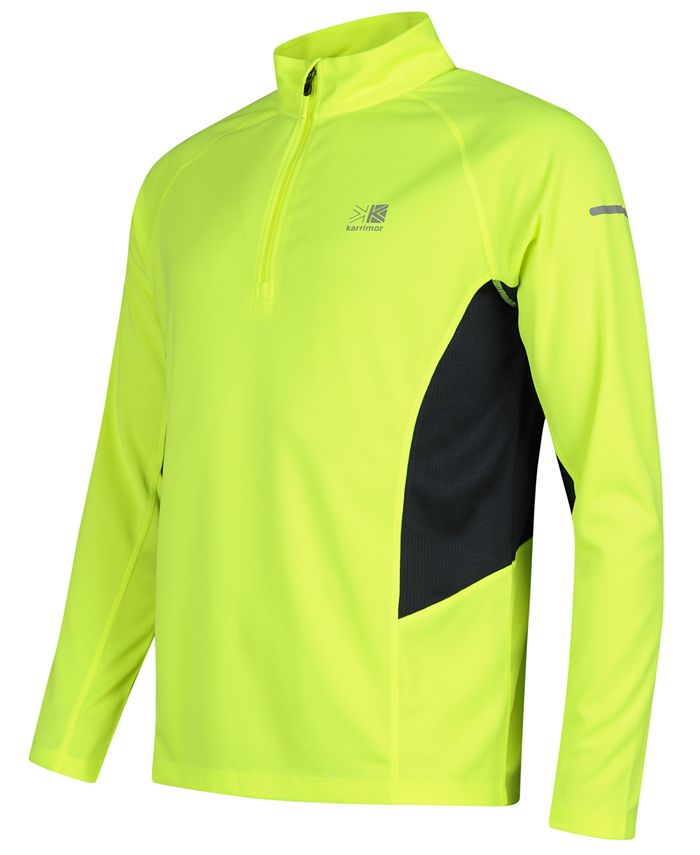 Long sleeve running top with zip Outlet